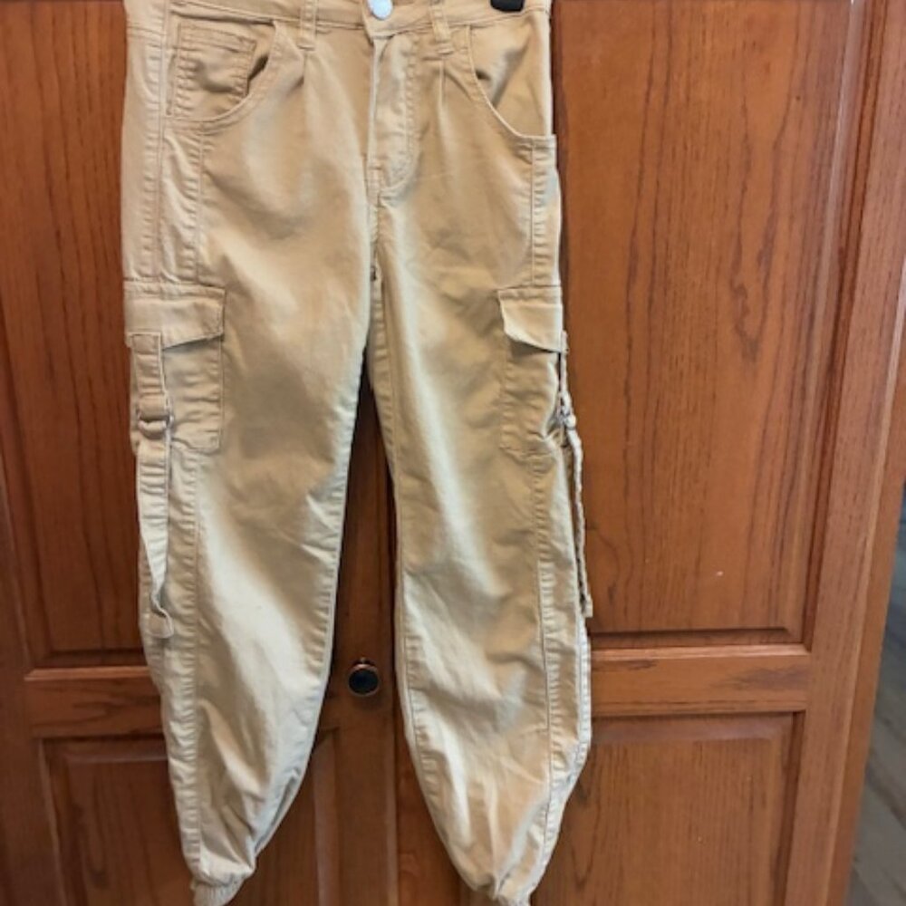 V.I.P. Boys Tan Cargo Pants Size 00